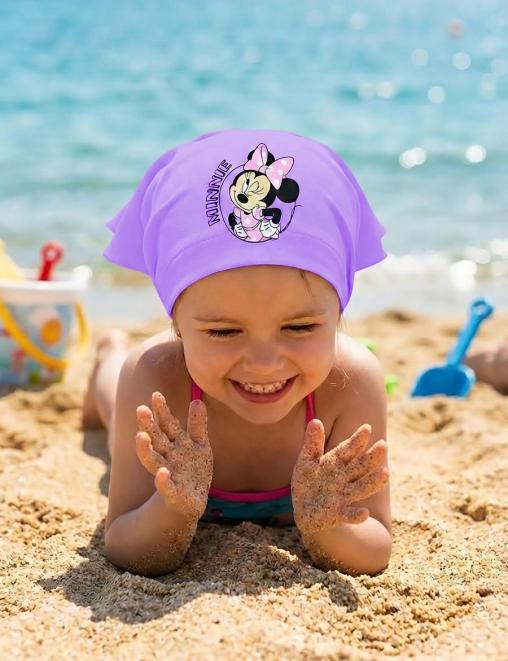 Косынка-бандана СОЛНЫШКО ПРИВЕТ МИННИ цв.Сиреневый