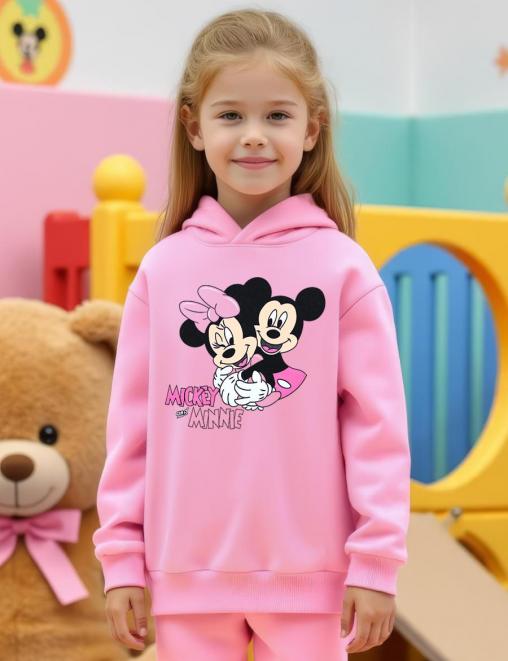 Толстовка с начёсом KETMIN SOFT МИККИ ОБНИМАШКИ цв.Розовый