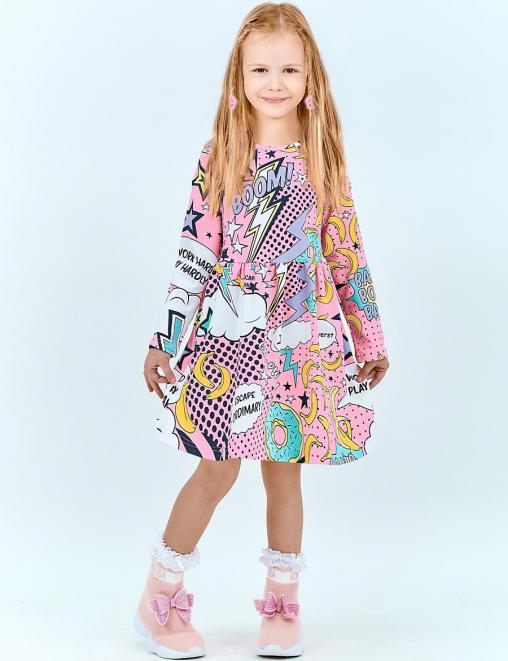 Платье для девочки KETMIN UNIVERSAL Stretch цв.YES розовый