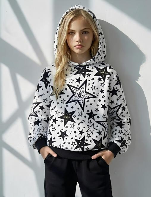 Худи для девочки KETMIN IMAGE STAR KM цв.Белый