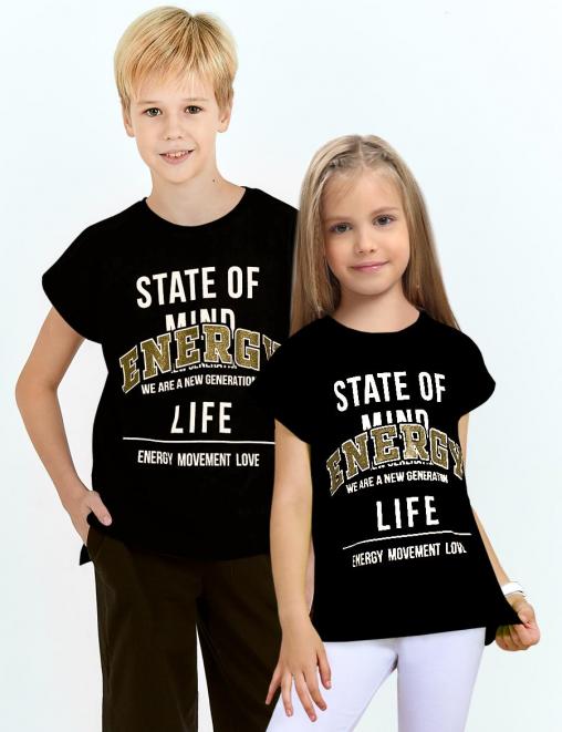 Футболка детская KETMIN ENERGY цв.Чёрный
