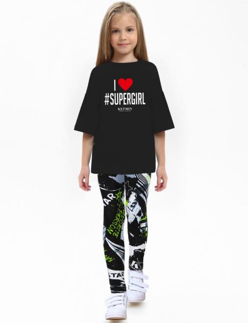 Легинсы детские PREMIUM KETMIN МЕГАПОЛИС цв.Чёрный Легинсы детские PREMIUM KETMIN МЕГАПОЛИС цв.Чёрный