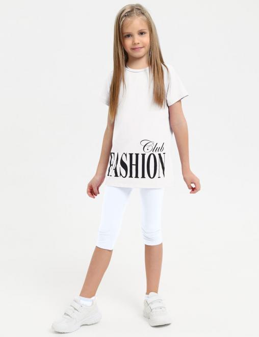 Бриджи для девочки COLOR цв.Белый