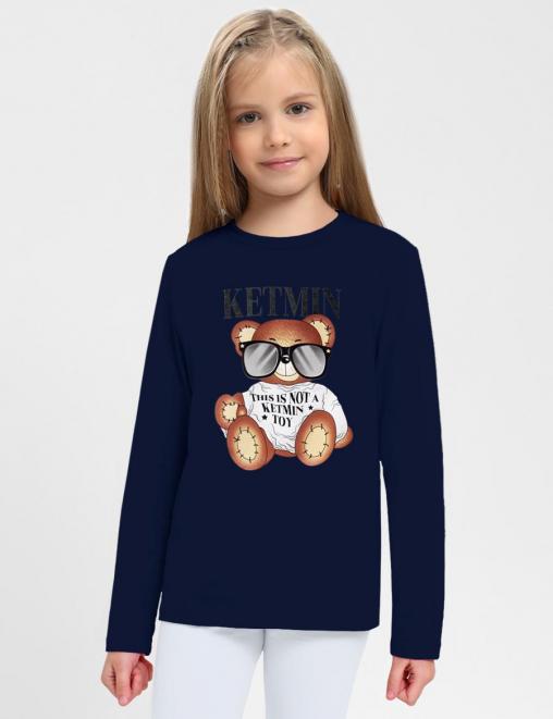 Лонгслив детский KETMIN МИШКА TOY цв.Синий