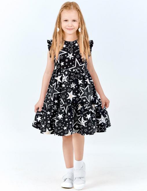 Платье для девочки KETMIN КОКЕТКА цв.STAR KM чёрный
