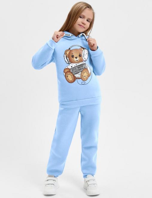Детский костюм с начесом KETMIN ВЕЧЕРИНКА цв.Голубой