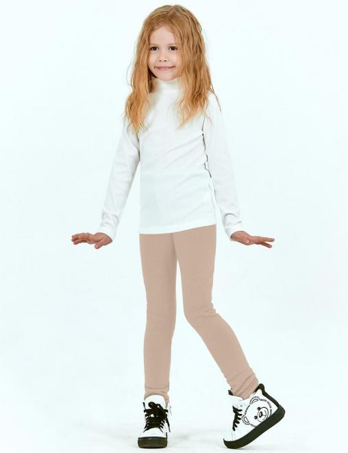 Легинсы детские утеплённые KETMIN цв.Светло-Бежевый /на меху