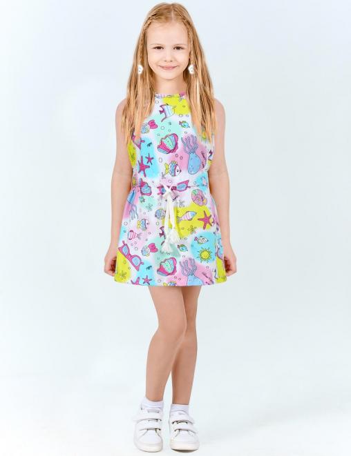 Сарафан для девочки KETMIN SUMMER DAY цв.Морская сказка