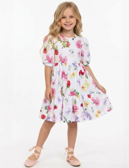 Платье для девочки KETMIN ЭФФЕКТ цв.Цветочный Рай