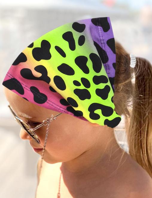 Бандана детская ПРЕМИУМ цв.ЛЕО Неон