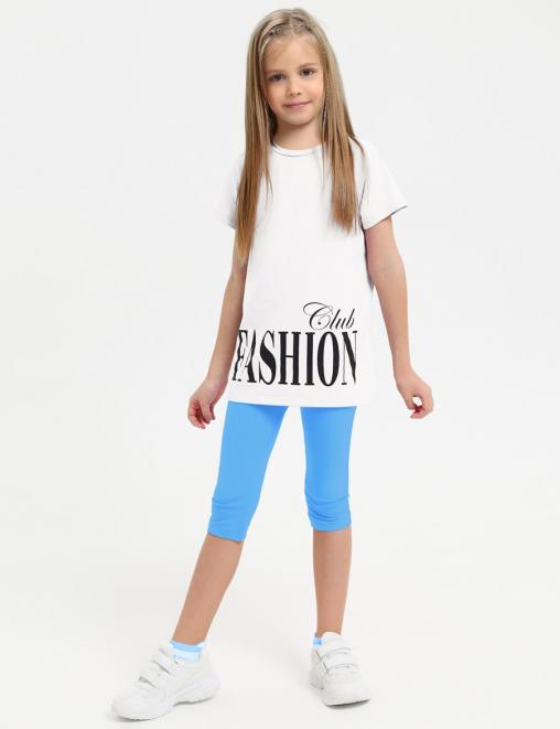 Бриджи для девочки COLOR цв.Голубой