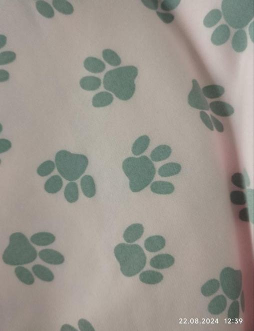 Футер 2-х нитка без ПЭ/ Начёс Компакт цв.Розовый лапки