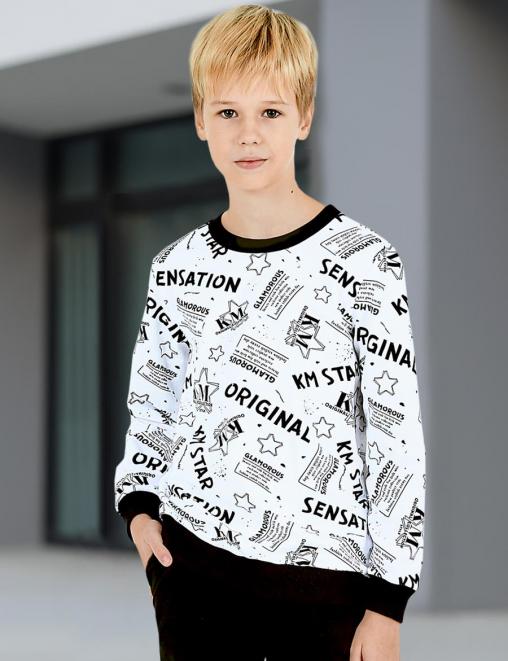 Свитшот детский KETMIN DG GLAMOROUS цв.Белый