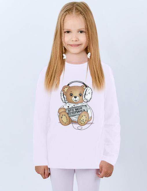 Лонгслив детский KETMIN ВЕЧЕРИНКА цв.Белый