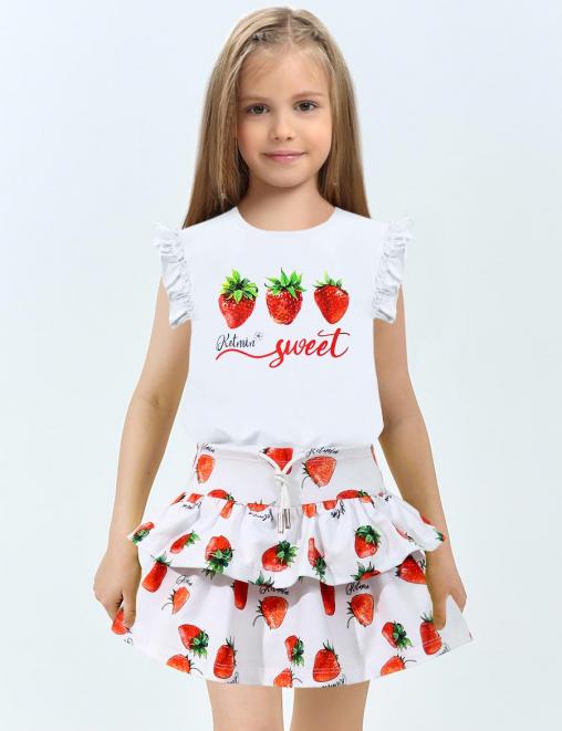 Футболка для девочки KETMIN ЛЕТО ЯГОДКА