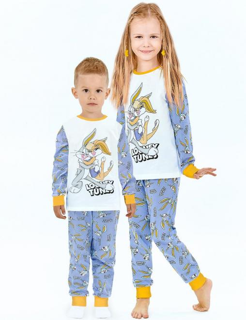 Пижама детская KETMIN HOME LOONEY TUNES цв.Голубой/Молочный