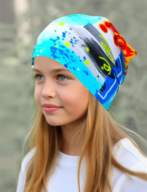 Шапка летняя ГРАФФИТИ Неон