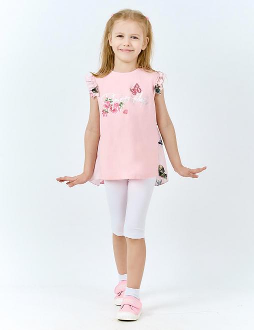 Туника для девочки KETMIN ROMANTIC цв.Розы/Розовый