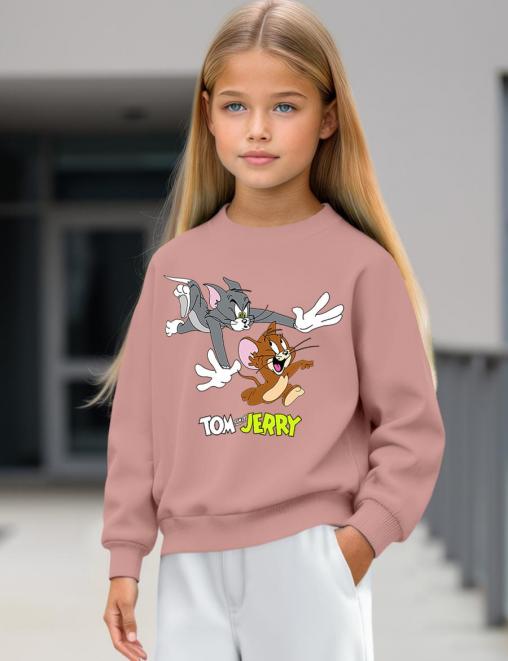 Свитшот детский KETMIN ТОМ И ДЖЕРРИ LIFE цв.Пудра
