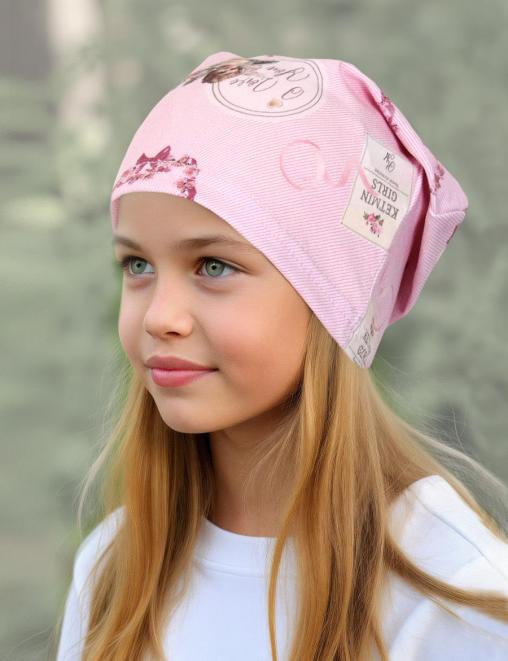 Шапка летняя АНГЕЛ цв.Розовый ангел