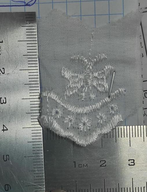 Шитьё фистон бабочки