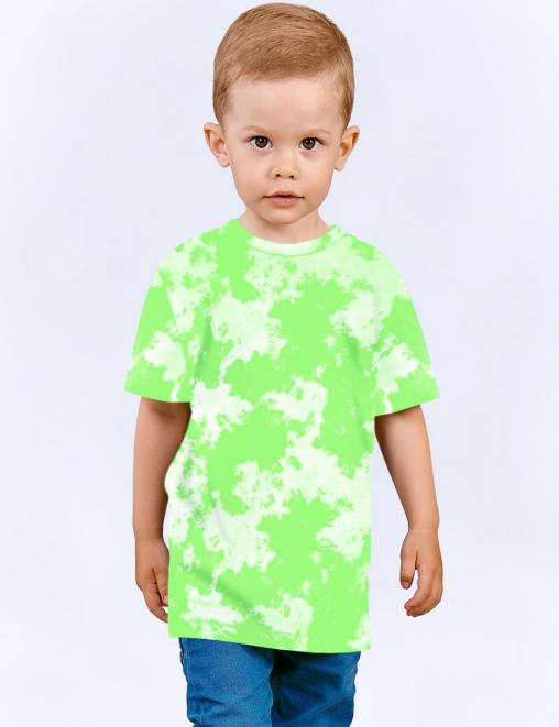 Футболка детская KETMIN URBAN ТАЙ ДАЙ цв.Салатовый