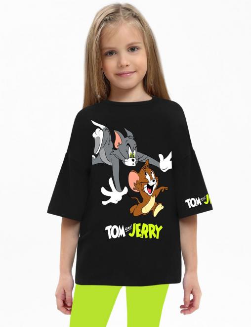 Футболка детская KETMIN ТОМ И ДЖЕРРИ LIFE цв.Черный
