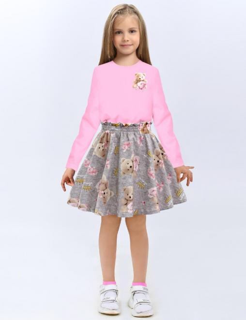 Костюм для девочки KETMIN LONG HAPPY МИШКА ROSE цв.Розовый Костюм для девочки KETMIN LONG HAPPY МИШКА ROSE цв.Розовый