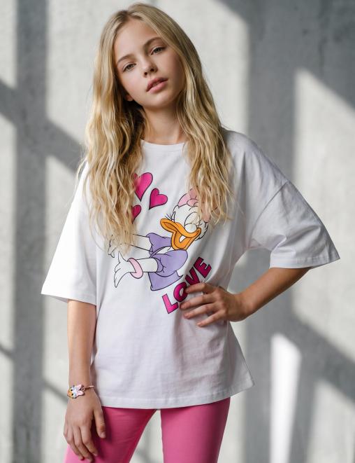 Футболка для девочки KETMIN RS LOVE DAISY цв.Белый