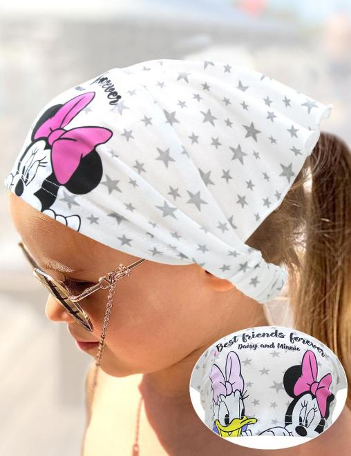 Косынка-бандана СОЛНЫШКО ПОДРУЖКИ цв.Белый звезды