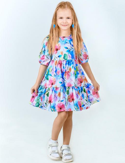 Платье для девочки KETMIN ЭФФЕКТ цв.Нежный цветок