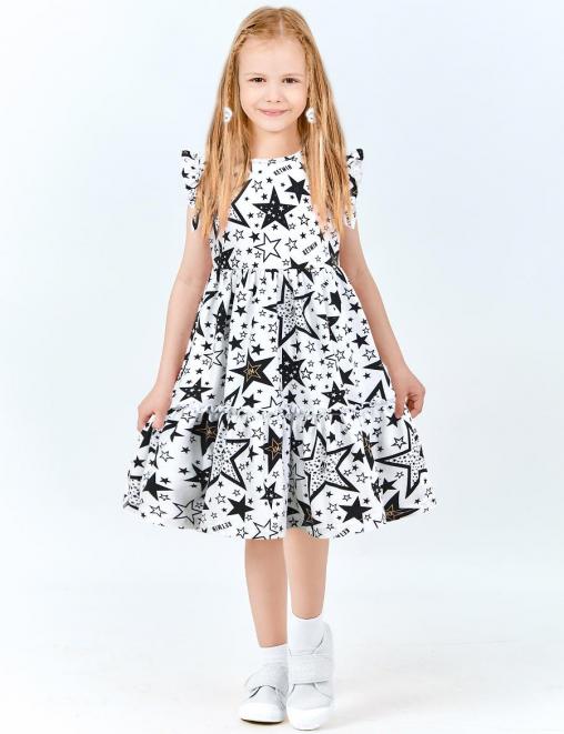 Платье для девочки KETMIN КОКЕТКА цв.STAR KM белый