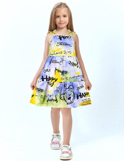 Сарафан для девочки KETMIN ЯГОДКА цв.Мишка Король