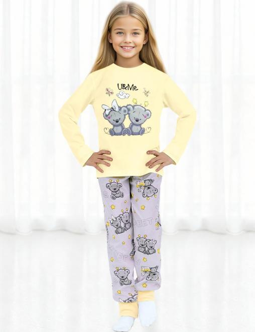 Пижама детская KETMIN HOME МИШКИ SWEET U & ME (Лонгслив/Брюки)
