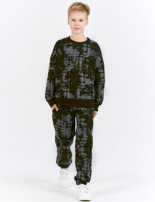 Костюм детский KETMIN ХАЙТЕК цв.Чёрный (Свитшот/Брюки)