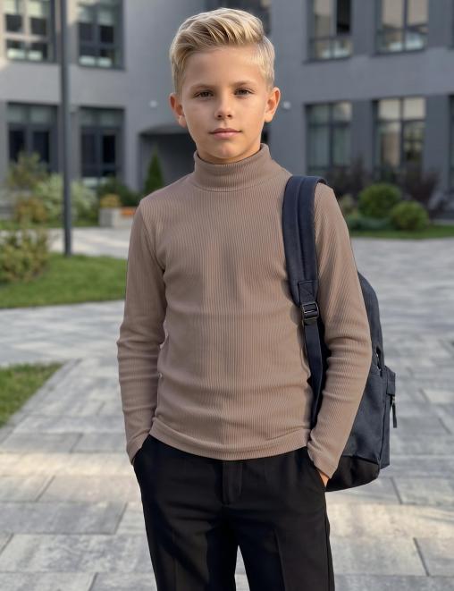 Водолазка детская KETMIN лапша STRETCH цв.Бежевый