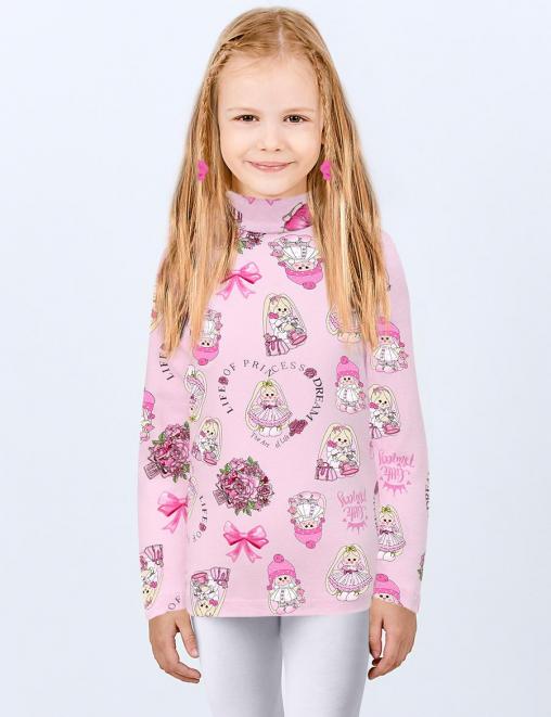 Водолазка детская KETMIN ЛАЙТ ЗАЙЧИКИ цв.Розовый