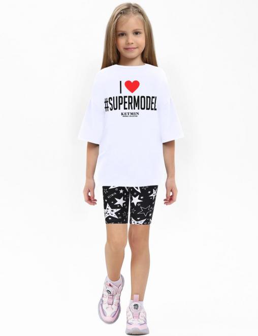 Велосипедки для девочки DG STAR KM цв.Черный Велосипедки для девочки DG STAR KM цв.Черный