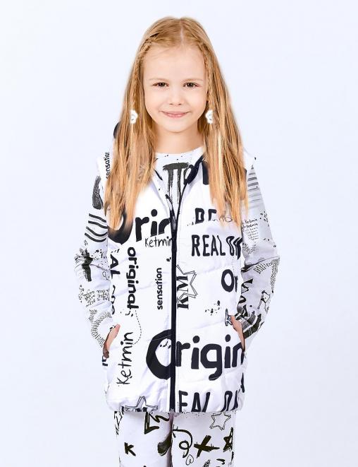 Жилет детский ЮНИСТРИМ KETMIN цв.REAL ONE Белый