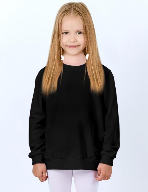 Свитшот детский  ПОВСЕДНЕВНЫЙ цв. Черный