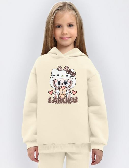 Худи детское ЛАБУБУ цв.Экрю