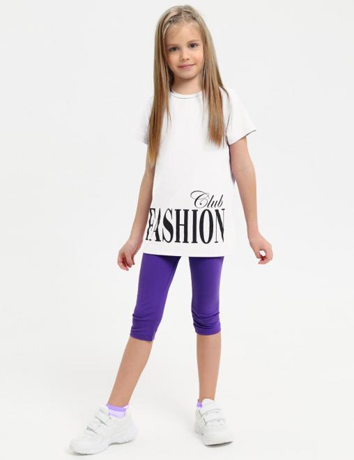 Бриджи для девочки COLOR цв.Фиолетовый