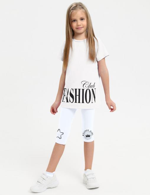 Бриджи для девочки COLOR SUPER_GIRL цв.Белый