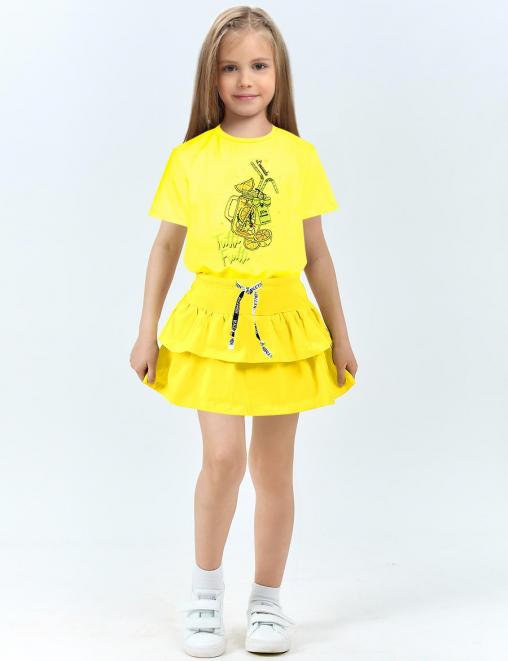 Детская юбка-шорты KETMIN BRIGHT SUMMER цв.Желтый яркий