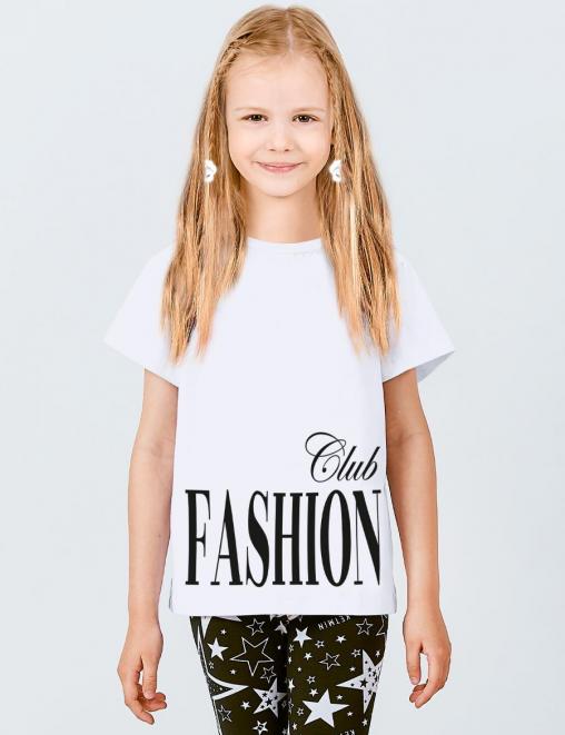 Футболка для девочки KETMIN FASHION CLUB цв.Белый