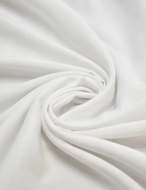 Ткань штапель гл/кр цв.Белый