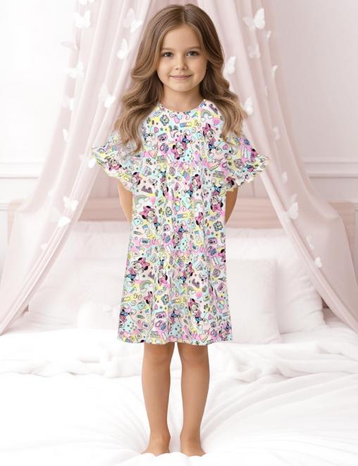 Сорочка детская KETMIN НЕЖЕНКА цв.MINNIE MUSIC Розовый