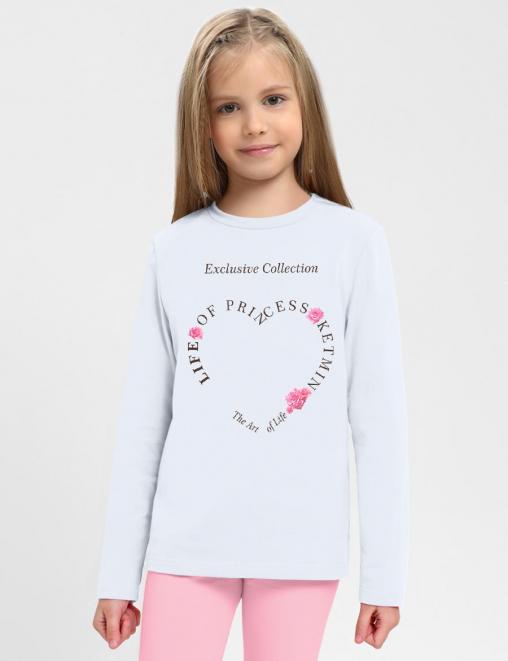 Лонгслив для девочки KETMIN LIFE цв.Белый