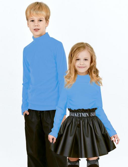 Водолазка детская KETMIN лапша SPORT STRETCH цв.Голубой Водолазка детская KETMIN лапша SPORT STRETCH цв.Голубой