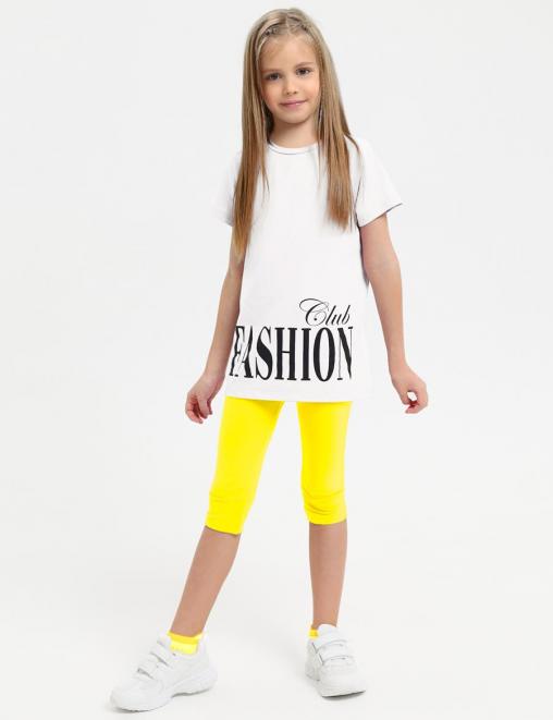 Бриджи для девочки COLOR цв.Жёлтый